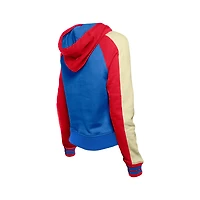 Sweat à capuche court manches raglan pour femme de la collection Cooperstown des Royal Chicago Cubs New Era