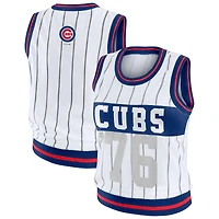 Women's WEAR by Erin Andrews  White Chicago Cubs Sporty Tank Top