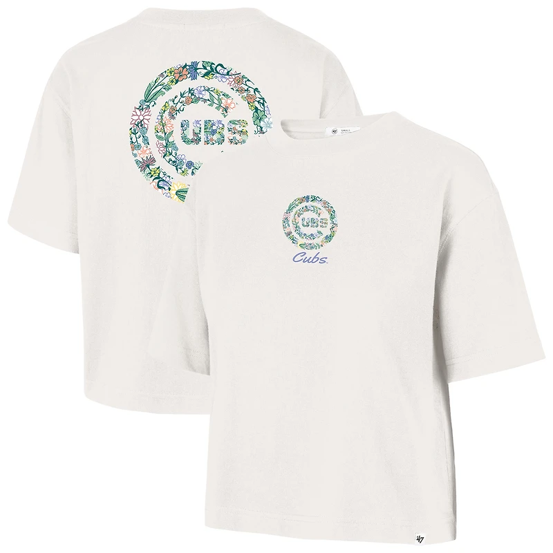 T-shirt court « 47 Natural Chicago Cubs Full Bloom » pour femme