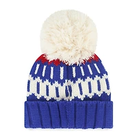 Women's '47  Royal Chicago Cubs Felicity Cuffed Knit Hat with Pom