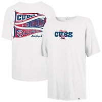 Women's '47  Sand Chicago Cubs Bow & Banner Sadie T-Shirt