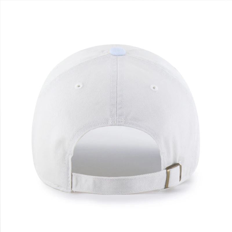 Women's '47 White/Light Blue Chicago Cubs Gelato Two-Tone Clean Up Adjustable Hat