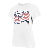 T-shirt Frankie régional américain des Cubs de Chicago blancs 1947 pour femmes
