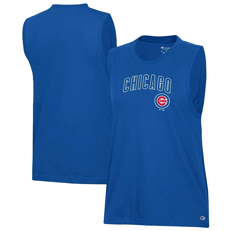 Débardeur de sport féminin Champion Royal Chicago Cubs