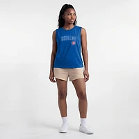 Women's Champion  Royal Chicago Cubs Muscle Tank Top