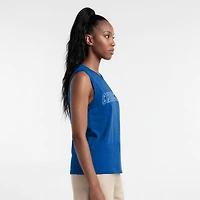 Women's Champion  Royal Chicago Cubs Muscle Tank Top