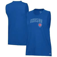 Women's Champion  Royal Chicago Cubs Muscle Tank Top