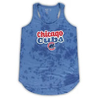 Women's Concepts Sport Royal Chicago Cubs Plus Cloud Tank Top & Shorts Sleep Set