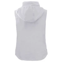 Gilet zippé intégral Cutter & Buck gris Chicago Cubs City Connect Charter Eco recyclé pour femme