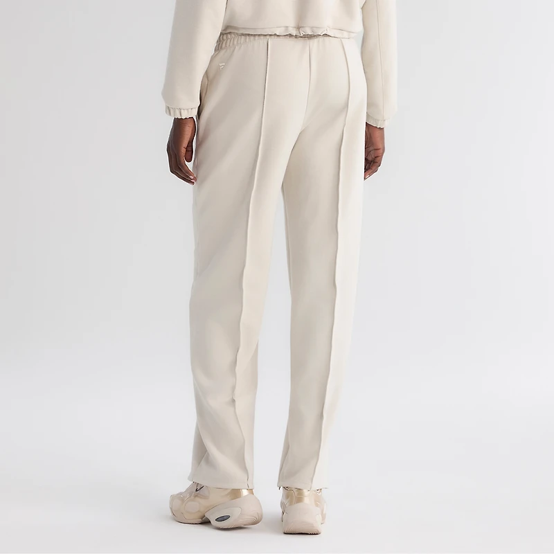 Pantalon à pinces en mélange de trois matières gris Chicago Cubs pour femme Fanatics