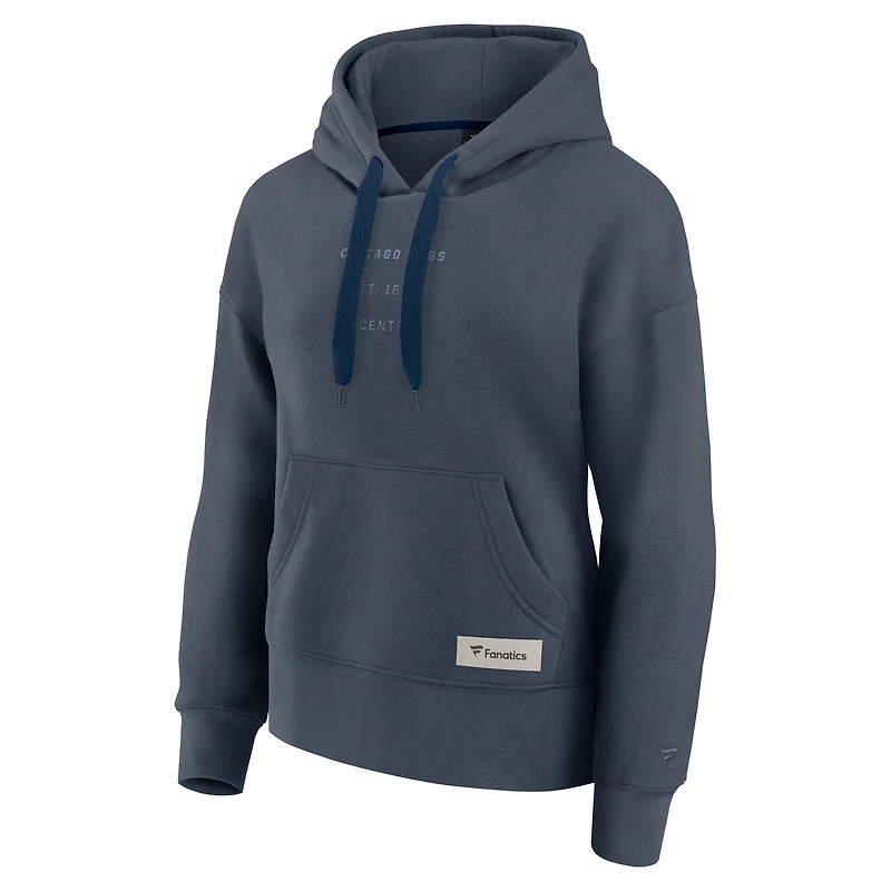 Sweat à capuche ton sur subtil pour femme Chicago Cubs Elements Future Ground de Fanatics Blue