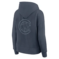 Sweat à capuche ton sur subtil pour femme Chicago Cubs Elements Future Ground de Fanatics Blue