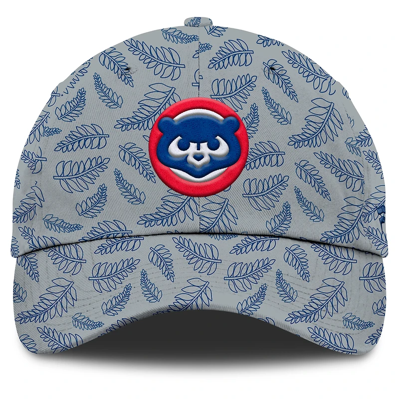 Casquette ajustable grise pour femme Fanatics Chicago Cubs Cooperstown Collection Shift