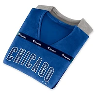 Ensemble combiné de t-shirts à col en V l'équipe des Chicago Cubs Fanatics Royal/Heathered Grey pour femmes