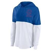 Sweat à capuche Fanatics Royal/White Chicago Cubs Backup Option pour femme