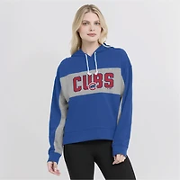 Women's Fanatics Royal Chicago Cubs Filled Stat Sheet Pullover Hoodie