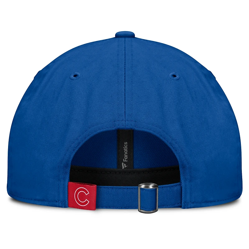 Women's Fanatics Royal Chicago Cubs Fly Out Adjustable Hat