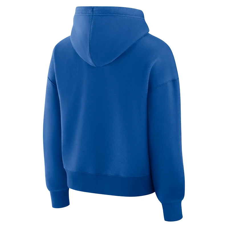 Women's Fanatics  Royal Chicago Cubs Lockup Legacy Fleece Hoodie