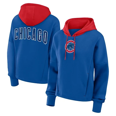 Sweat à capuche surdimensionné pour femmes Fanatics Royal Chicago Cubs Legacy Favorite Spectator
