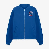 Women's Fanatics Royal Chicago Cubs Oversized Rage Against Full-Zip Jacket