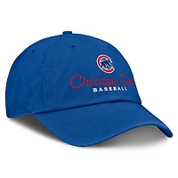 Casquette ajustable Fanatics Royal Chicago Cubs Velocity pour femmes