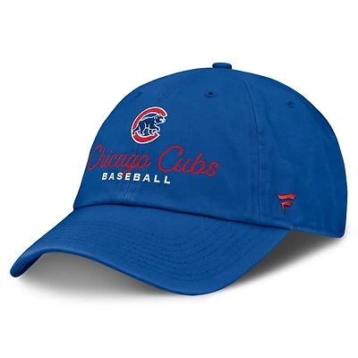 Women's Fanatics  Royal Chicago Cubs Velocity Adjustable Hat