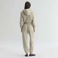 Women's Fanatics Sepia Tint Chicago Cubs Iconic Terry Full-Zip Hoodie