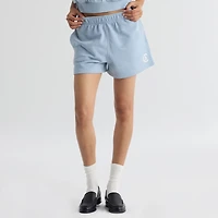 Women's Fanatics Sky Blue Chicago Cubs Iconic Terry Track Shorts