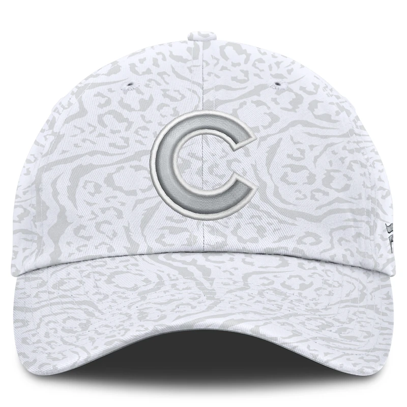 Casquette ajustable Fanatics blanche Chicago Cubs Umbra pour femmes