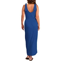 Women's G-III 4Her by Carl Banks Chicago Cubs Royal Game Over - Maxi Dress
