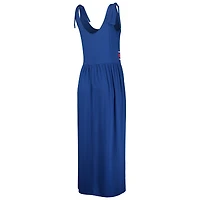 Women's G-III 4Her by Carl Banks Royal Chicago Cubs Game Over Maxi Dress