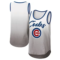 Women's G-III 4Her by Carl Banks White Chicago Cubs Logo Opening Day Tank Top