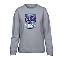 Sweat-shirt inaugural Fiona des Chicago Cubs pour femme de Levelwear, gris