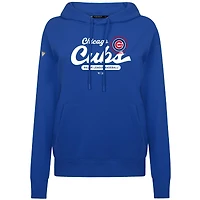 Women's Levelwear Royal Chicago Cubs Accolade Adorn Monument Pullover Hoodie