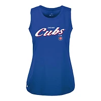 Women's Levelwear Royal Chicago Cubs Accolade Macy Prospect Tank Top