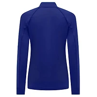 Women's Levelwear Royal Chicago Cubs Kinetic Insignia 2.0 Raglan Quarter-Zip Top