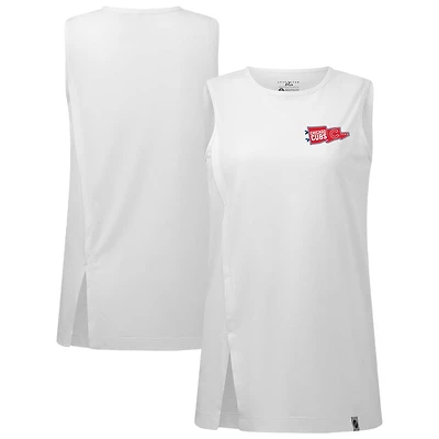 Women's Levelwear  White Chicago Cubs Influx Rafters Tank Top