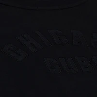 T-shirt court noir pour femme Mitchell & Ness Chicago Cubs Cooperstown Collection Phantom