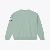 Women's Mitchell & Ness  Green Chicago Cubs Yacht Rock Sweatshirt