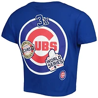Women's New Era Blue Chicago Cubs Historic Champs T-Shirt