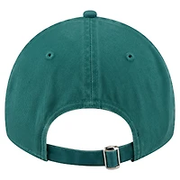 Women's New Era  Dark Green Chicago Cubs Floral Stitch 9TWENTY Adjustable Hat