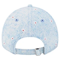 Women's New Era  Light Blue Chicago Cubs Daisy All Over 9TWENTY Adjustable Hat