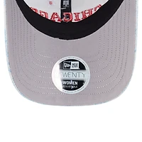 Women's New Era  Light Blue Chicago Cubs Daisy All Over 9TWENTY Adjustable Hat