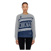 Women's New Era  Royal/Gray Chicago Cubs Gameday Fleece Sweatshirt