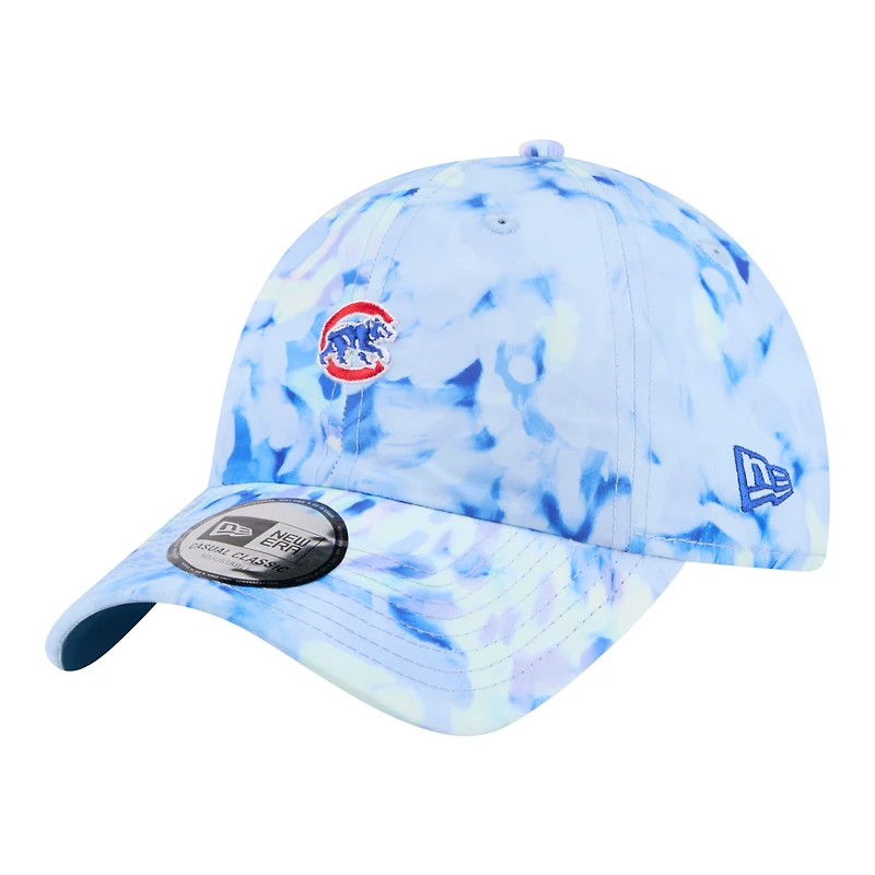 Casquette New Era Royal Chicago Cubs pour femme, style classique décontracté et ajustable