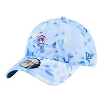 Casquette New Era Royal Chicago Cubs pour femme, style classique décontracté et ajustable