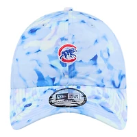 Casquette New Era Royal Chicago Cubs pour femme, style classique décontracté et ajustable