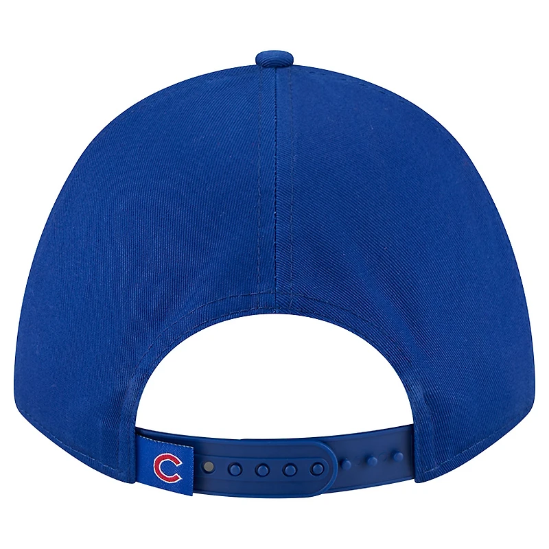 Women's New Era Royal Chicago Cubs Metallic A-Frame 9FORTY Adjustable Hat