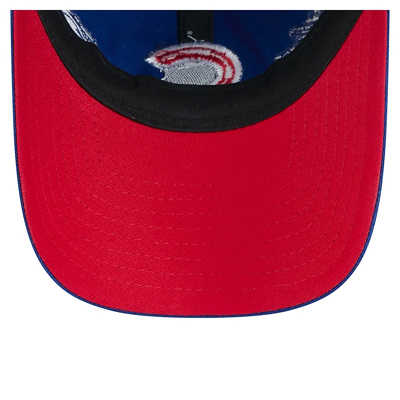 Women's New Era Royal Chicago Cubs Roses 9TWENTY Adjustable Hat