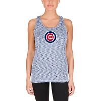 Débardeur à dos en trou de serrure Space Dye Royal Chicago Cubs New Era pour femme